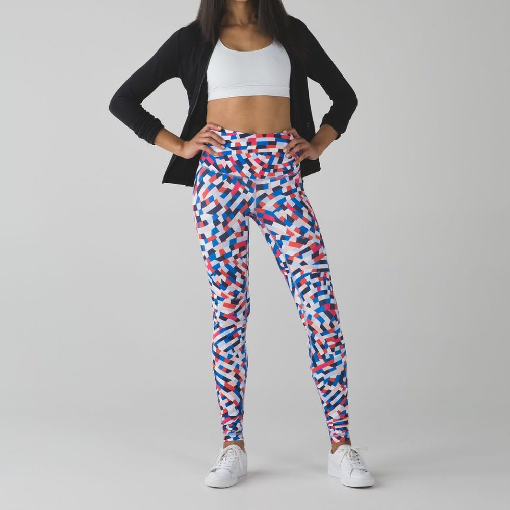 Lululemon Wunder Under Pant Hi Rise Capoeira Multi